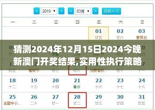 猜測2024年12月15日2024今晚新澳門開獎結(jié)果,實(shí)用性執(zhí)行策略講解_免費(fèi)版16.825