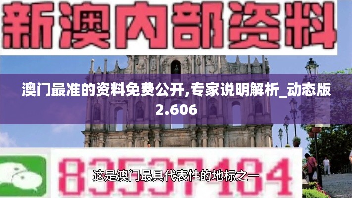 澳門最準(zhǔn)的資料免費(fèi)公開,專家說明解析_動(dòng)態(tài)版2.606