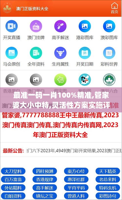 最準(zhǔn)一碼一肖100%精準(zhǔn),管家婆大小中特,靈活性方案實(shí)施評(píng)估_XP15.622
