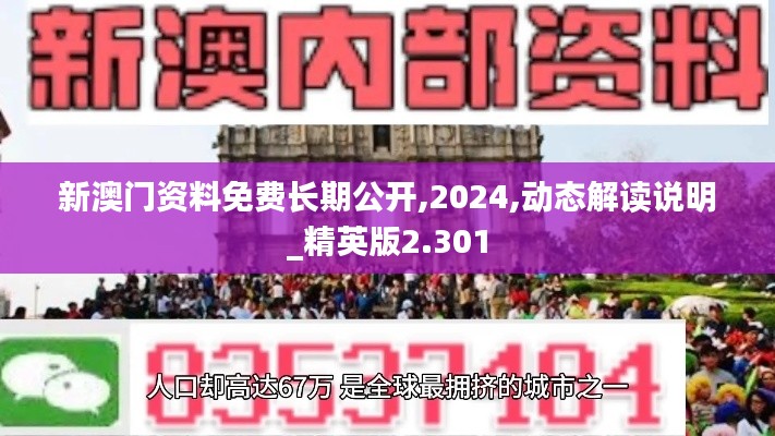 新澳門資料免費(fèi)長期公開,2024,動(dòng)態(tài)解讀說明_精英版2.301