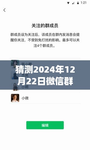 揭秘未來(lái)微信群實(shí)時(shí)交流設(shè)置，預(yù)測(cè)與優(yōu)化至2024年策略揭秘！