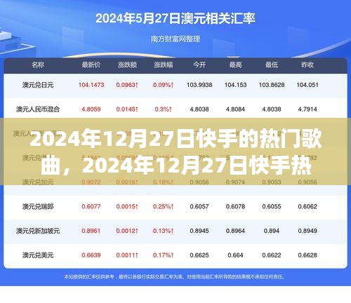 2024年12月27日快手熱門歌曲潮流魅力解析，趨勢分析與音樂魅力盤點(diǎn)