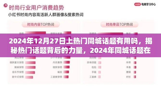 揭秘?zé)衢T同城話題的力量，小紅書上2024年同城話題的影響力與機(jī)遇揭秘！
