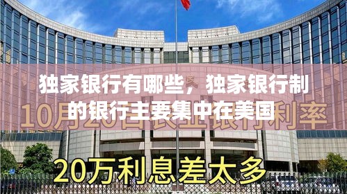 獨家銀行有哪些，獨家銀行制的銀行主要集中在美國 