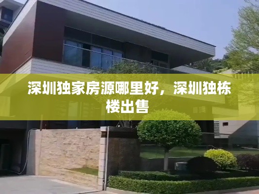 深圳獨(dú)家房源哪里好，深圳獨(dú)棟樓出售 