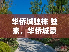 華僑城獨棟 獨家，華僑城豪宅 