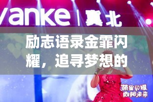 勵(lì)志語(yǔ)錄金霏閃耀，追尋夢(mèng)想的璀璨星光之路