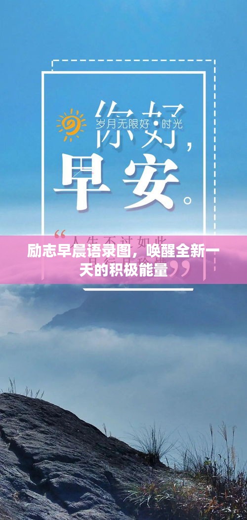 勵志早晨語錄圖，喚醒全新一天的積極能量