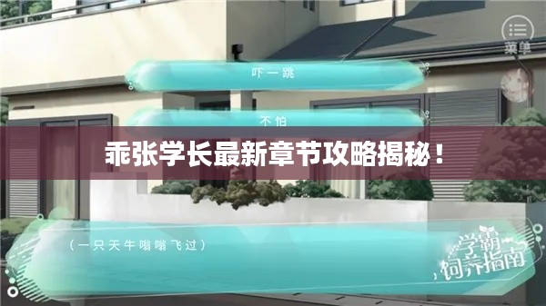 乖張學(xué)長最新章節(jié)攻略揭秘！
