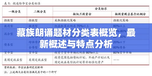 藏族朗誦題材分類表概覽，最新概述與特點分析