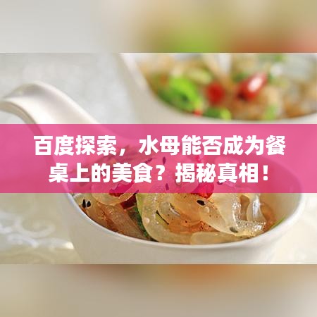 百度探索，水母能否成為餐桌上的美食？揭秘真相！