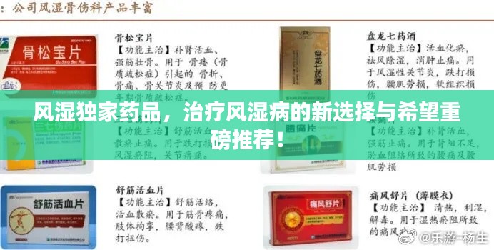 風(fēng)濕獨(dú)家藥品，治療風(fēng)濕病的新選擇與希望重磅推薦！