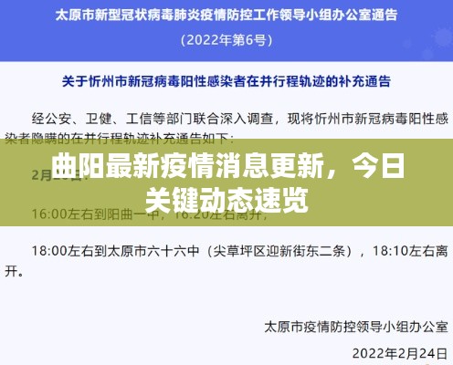 曲陽最新疫情消息更新，今日關(guān)鍵動態(tài)速覽