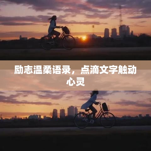 勵(lì)志溫柔語(yǔ)錄，點(diǎn)滴文字觸動(dòng)心靈