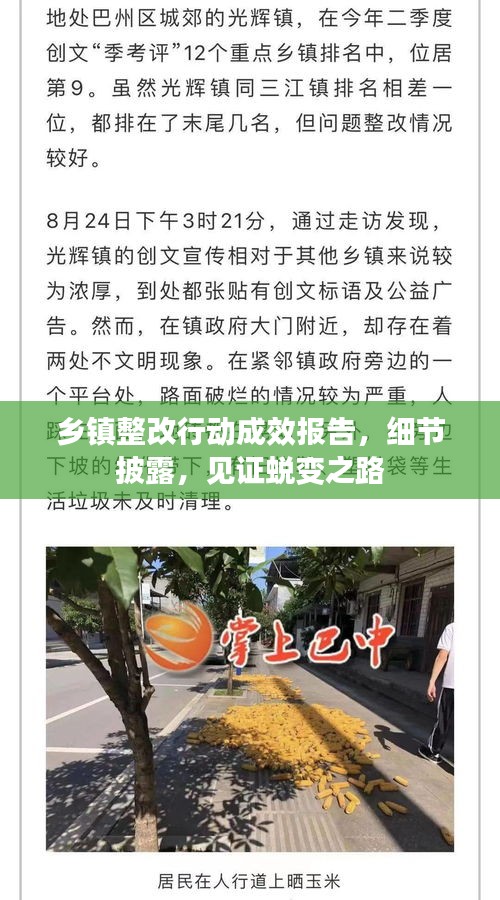 鄉(xiāng)鎮(zhèn)整改行動(dòng)成效報(bào)告，細(xì)節(jié)披露，見(jiàn)證蛻變之路
