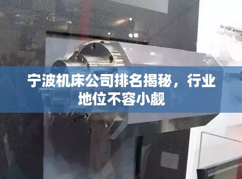 寧波機床公司排名揭秘，行業(yè)地位不容小覷