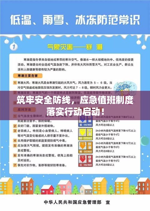 筑牢安全防線，應(yīng)急值班制度落實行動啟動！