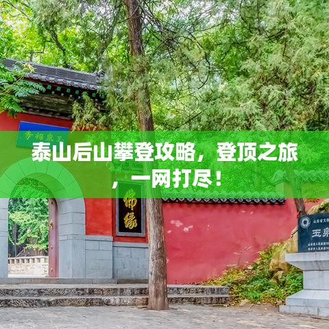泰山后山攀登攻略，登頂之旅，一網打盡！