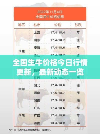全國生牛價(jià)格今日行情更新，最新動(dòng)態(tài)一覽